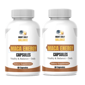 Maca Energy Capsules (2 Bottles x 60 Capsules)